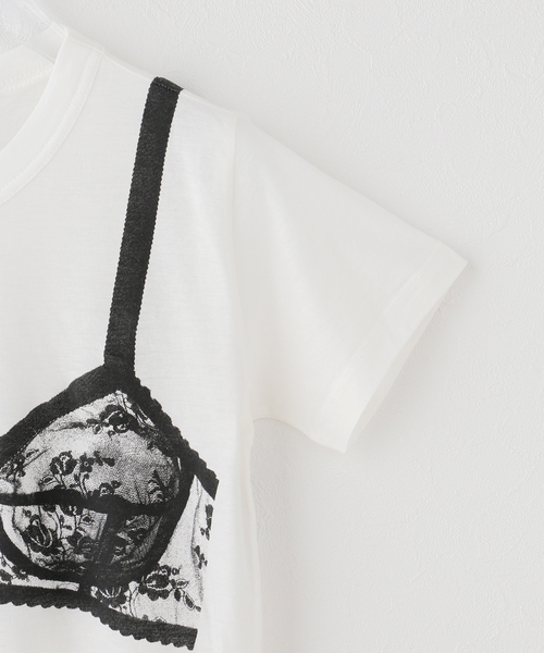VAQUERA(バケラ)の「VAQUERA / バケラ WOMEN BRA T SHIRT(Tシャツ/カットソー・レディース・ホワイト・SMALL/MEDIUM)」の3枚目の写真