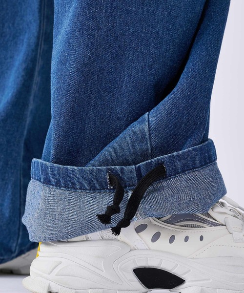 RE730（アールイーセブンサーティー）の「フェザープリント　デニムパンツ（デニムパンツ・メンズ・ブルー/サックスブルー/ブラック・LARGE/MEDIUM）」の18枚目の写真