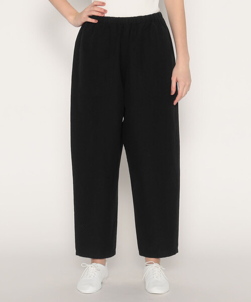 DANTON(ダントン)の「Women's Cotton Linen Weather Easy Pants(その他パンツ・レディース・ブラック/ブラック系その他/チャコール・36/38)」の2枚目の写真