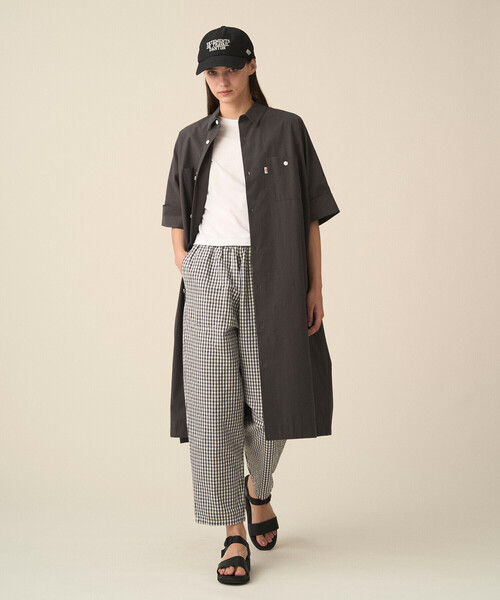 DANTON(ダントン)の「Women's Cotton Linen Weather Easy Pants(その他パンツ・レディース・ブラック/ブラック系その他/チャコール/アイボリー/グレー系その他/オリーブ・36/38)」の11枚目の写真