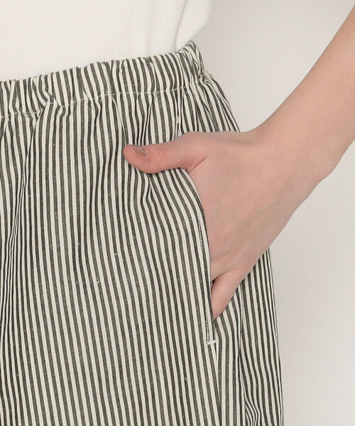 DANTON(ダントン)の「Women's Cotton Linen Weather Easy Pants(その他パンツ・レディース・ブラック/ブラック系その他/チャコール/アイボリー/グレー系その他/オリーブ・36/38)」の18枚目の写真