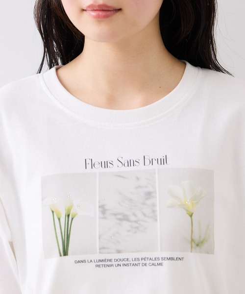 VIS(ビス)の「キラリアソートフォト&ロゴTシャツ(Tシャツ/カットソー・レディース・ホワイト系その他/ホワイト・FREE)」の16枚目の写真