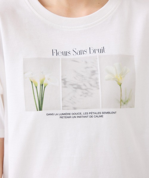 VIS(ビス)の「キラリアソートフォト&ロゴTシャツ(Tシャツ/カットソー・レディース・ホワイト系その他/ホワイト・FREE)」の17枚目の写真
