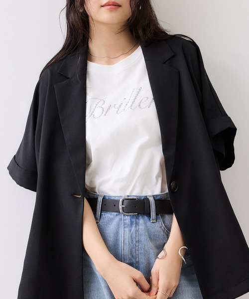 VIS(ビス)の「キラリアソートフォト&ロゴTシャツ(Tシャツ/カットソー・レディース・ホワイト系その他/ホワイト・FREE)」の10枚目の写真