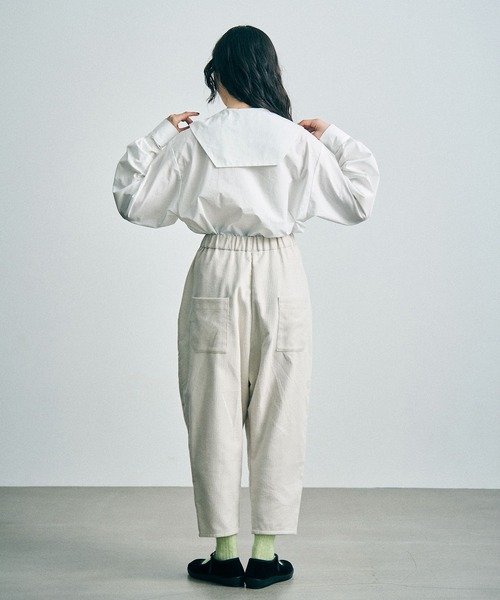 sneeuw（スニュウ）の「ナプキンカラーブラウス（シャツ/ブラウス・レディース・ホワイト/ブルー・ONESIZE）」の10枚目の写真