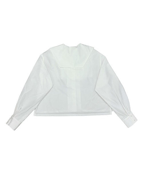 sneeuw（スニュウ）の「ナプキンカラーブラウス（シャツ/ブラウス・レディース・ホワイト/ブルー・ONESIZE）」の14枚目の写真
