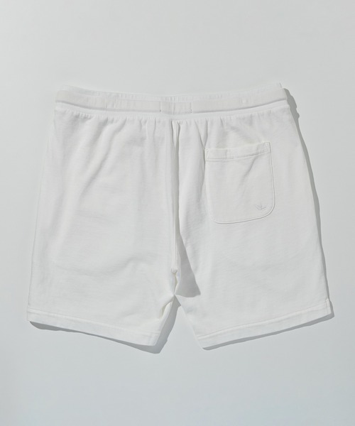 1PIU1UGUALE3  RELAX （ウノピゥウノウグァーレトレ リラックス）の「1PIU1UGUALE3 RELAX(ウノピゥウノウグァーレトレ リラックス)ロゴ刺繍 ピグメントスウェットショーツ（その他パンツ・メンズ・ホワイト/ピンク/サックスブルー/ブラック・S/M/L/XL/XXL）」の18枚目の写真