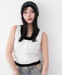 WEGO/【26春夏新作】レイヤードデザインカップインタンク