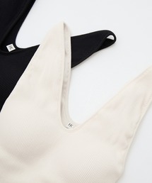 HAKUJI | [HAKUJI/ハクジ]Twist cotton V-neck tanktop(タンクトップ)