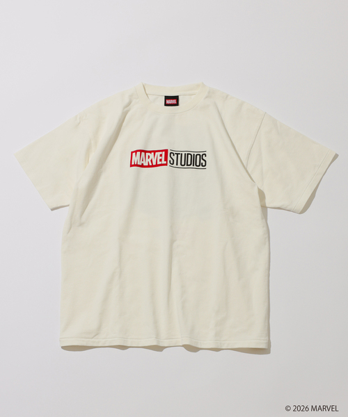 MARVEL(マーベル)の「MARVEL / マーベル 別注 プリントTシャツ(Tシャツ/カットソー・メンズ・ブラックミックス/ホワイト/ネイビー/ブラック・MEDIUM/LARGE)」の2枚目の写真