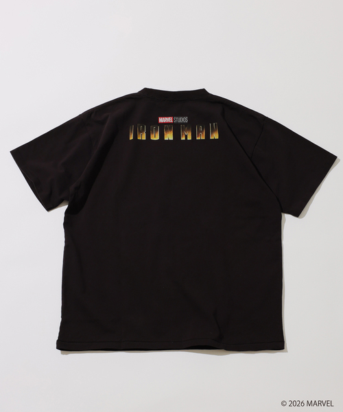 MARVEL(マーベル)の「MARVEL / マーベル 別注 プリントTシャツ(Tシャツ/カットソー・メンズ・ブラックミックス/ホワイト/ネイビー/ブラック・MEDIUM/LARGE)」の7枚目の写真