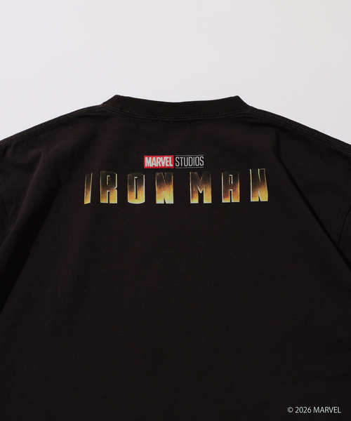 MARVEL(マーベル)の「MARVEL / マーベル 別注 プリントTシャツ(Tシャツ/カットソー・メンズ・ブラックミックス/ホワイト/ネイビー/ブラック・MEDIUM/LARGE)」の8枚目の写真