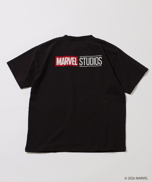 MARVEL(マーベル)の「MARVEL / マーベル 別注 プリントTシャツ(Tシャツ/カットソー・メンズ・ブラックミックス/ホワイト/ネイビー/ブラック・MEDIUM/LARGE)」の11枚目の写真