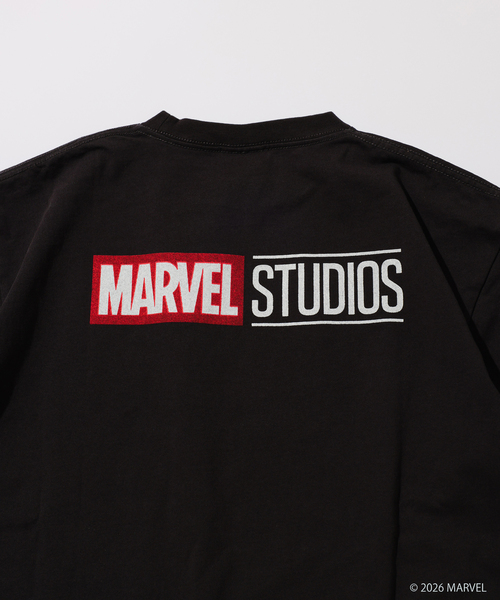 MARVEL(マーベル)の「MARVEL / マーベル 別注 プリントTシャツ(Tシャツ/カットソー・メンズ・ブラックミックス/ホワイト/ネイビー/ブラック・MEDIUM/LARGE)」の12枚目の写真