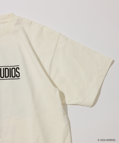 MARVEL(マーベル)の「MARVEL / マーベル 別注 プリントTシャツ(Tシャツ/カットソー・メンズ・ブラックミックス/ホワイト/ネイビー/ブラック・MEDIUM/LARGE)」の14枚目の写真