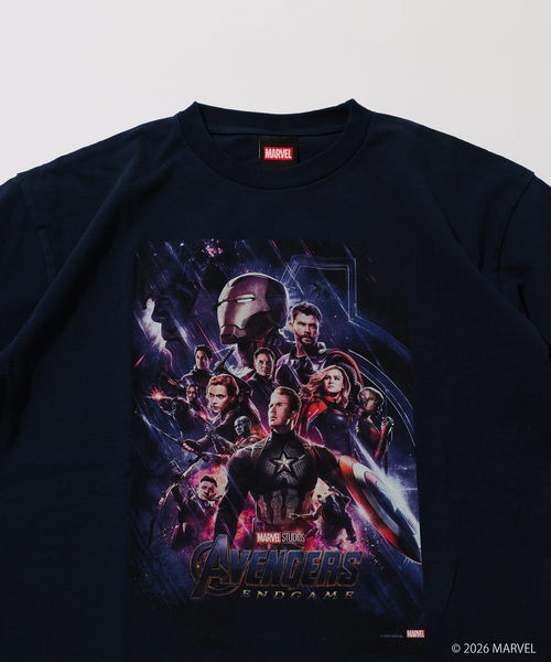 MARVEL(マーベル)の「MARVEL / マーベル 別注 プリントTシャツ(Tシャツ/カットソー・メンズ・ブラックミックス/ホワイト/ネイビー/ブラック・MEDIUM/LARGE)」の17枚目の写真