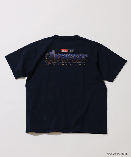 MARVEL(マーベル)の「MARVEL / マーベル 別注 プリントTシャツ(Tシャツ/カットソー・メンズ・ブラックミックス/ホワイト/ネイビー/ブラック・MEDIUM/LARGE)」の19枚目の写真