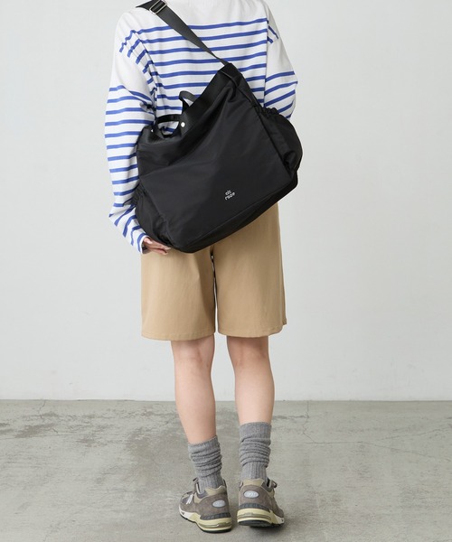 BONLECILL Marche（ボンルシールマルシェ）の「【BONLECILL Marche】《A4収納》2way BIGトートバッグ/マザーズバッグ（トートバッグ・レディース・ブラウン/ブラック/アイボリー・FREE）」の16枚目の写真