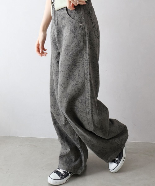 SpRay(スプレイ)の「ムラ染ブロークンパンツ(その他パンツ・レディース・ブラウン/カーキ・SMALL/MEDIUM)」の10枚目の写真