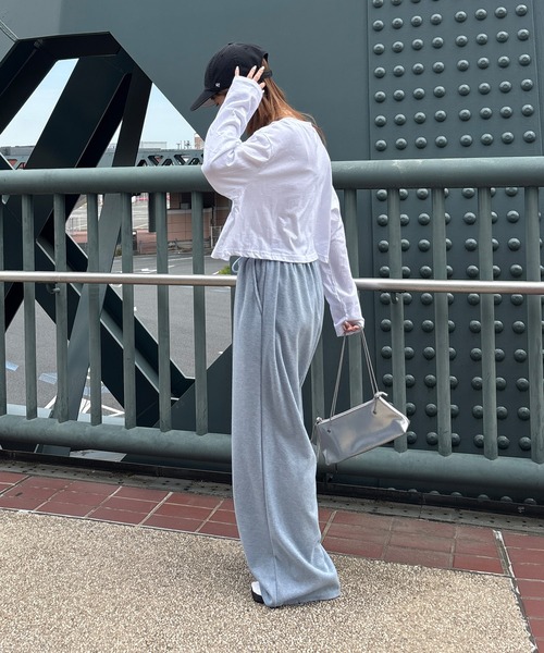 ISOOK(アイスー)の「【ISOOK / アイスー】カラーソフトパンツ / イージーパンツ リラックスパンツ 総ゴム ウエストゴム パステル ペール 黄色 水色 ZOZOTOWN限定(スウェットパンツ・レディース・ブルー/ライトイエロー/ライトグレー/ピンク・FREE)」の15枚目の写真