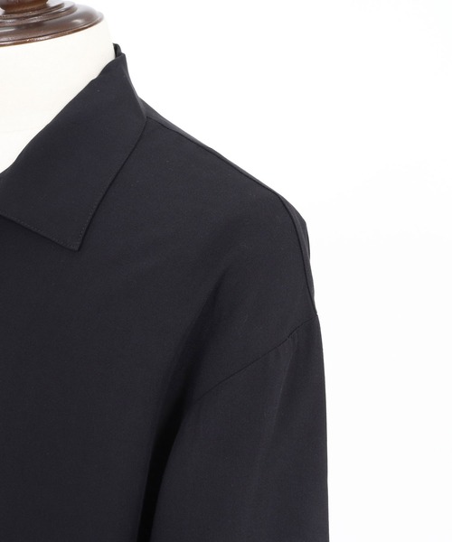 GLIMCLAP(グリムクラップ)の「mhs2617- Graphic Print Open Collar Shirt オープンカラーシャツ(202-046-gls-cg)(シャツ/ブラウス・メンズ・ブラック・S/M/L)」の14枚目の写真