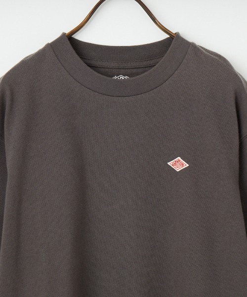 DANTON（ダントン）の「[DANTON/ダントン] ワンポイントロゴ ショートスリーブTシャツ（Tシャツ/カットソー・レディース・ホワイト/ピンク/グレイッシュベージュ/ブラック/グレー・S/M）」の12枚目の写真