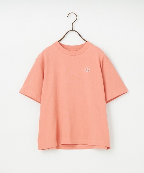 DANTON（ダントン）の「[DANTON/ダントン] ワンポイントロゴ ショートスリーブTシャツ（Tシャツ/カットソー・レディース・ホワイト/ピンク/グレイッシュベージュ/ブラック/グレー・S/M）」の9枚目の写真