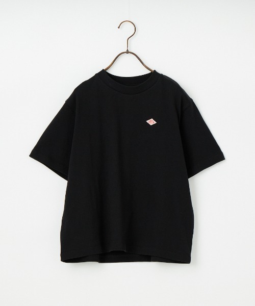 DANTON（ダントン）の「[DANTON/ダントン] ワンポイントロゴ ショートスリーブTシャツ（Tシャツ/カットソー・レディース・ホワイト/ピンク/グレイッシュベージュ/ブラック/グレー・S/M）」の7枚目の写真