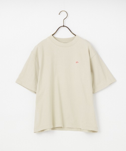 DANTON（ダントン）の「[DANTON/ダントン] ワンポイントロゴ ショートスリーブTシャツ（Tシャツ/カットソー・レディース・ホワイト/ピンク/グレイッシュベージュ/ブラック/グレー・S/M）」の8枚目の写真