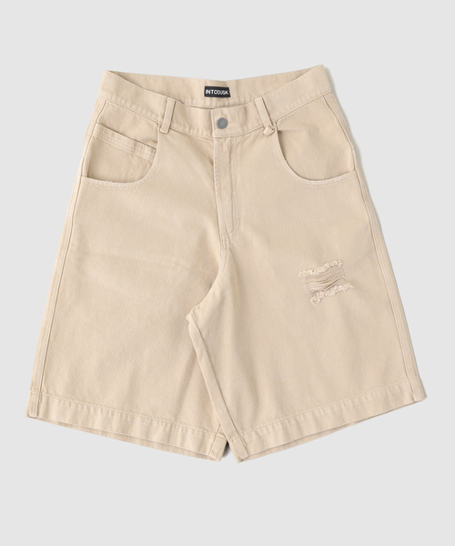 WISM（ウィズム）の「INTODUSK / イントゥダスク BIG POCKET DENIM SHORTS（その他パンツ・メンズ・ブラック/ベージュ・LARGE/MEDIUM/SMALL）」の2枚目の写真
