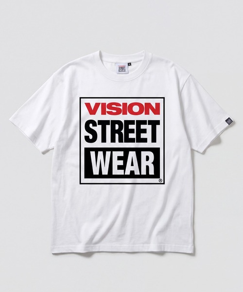 VISION STREET WEAR（ヴィジョンストリートウェア）の「【VISION STREET WEAR/ヴィジョンストリートウェア】VSW Logo Tee / VSWロゴＴシャツ（Tシャツ/カットソー・メンズ・ホワイト/ブラック・M/L/LL）」の8枚目の写真