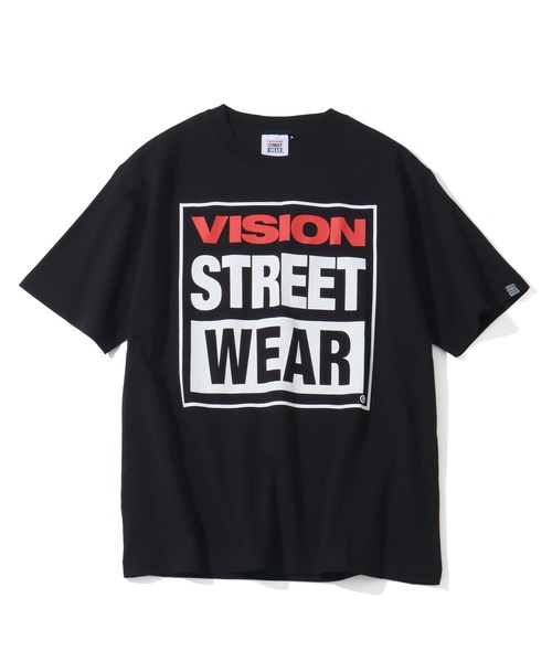 VISION STREET WEAR（ヴィジョンストリートウェア）の「【VISION STREET WEAR/ヴィジョンストリートウェア】VSW Logo Tee / VSWロゴＴシャツ（Tシャツ/カットソー・メンズ・ホワイト/ブラック・M/L/LL）」の9枚目の写真