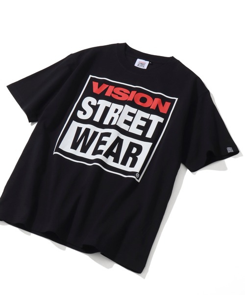 VISION STREET WEAR（ヴィジョンストリートウェア）の「【VISION STREET WEAR/ヴィジョンストリートウェア】VSW Logo Tee / VSWロゴＴシャツ（Tシャツ/カットソー・メンズ・ホワイト/ブラック・M/L/LL）」の10枚目の写真