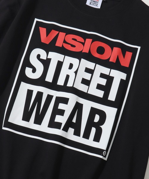 VISION STREET WEAR（ヴィジョンストリートウェア）の「【VISION STREET WEAR/ヴィジョンストリートウェア】VSW Logo Tee / VSWロゴＴシャツ（Tシャツ/カットソー・メンズ・ホワイト/ブラック・M/L/LL）」の14枚目の写真