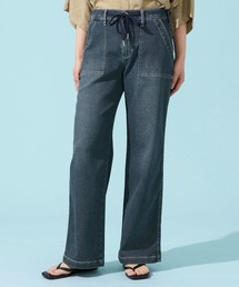 EDWIN LADIES ジャージーズ COOLイージーベイカーワイドデニムパンツ【涼】