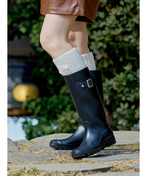 APTO(アプト)の「リエット レインブーツ AFSB001(レインシューズ・レディース・ブラック・23cm/23.5cm/24cm/24.5cm/25cm)」の3枚目の写真