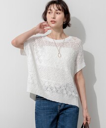 レーシーボーダー サマーニット