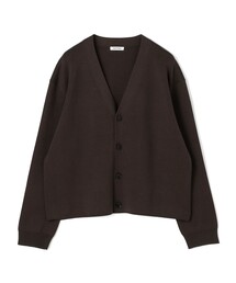 ELS cotton Vネックカーディガン