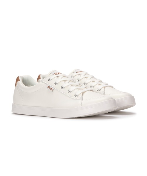Keds(ケッズ)の「Keds ケッズ クレスト PU オフホワイト(スニーカー・レディース・オフホワイト・25.0cm/24.0cm/23.0cm)」の1枚目の写真