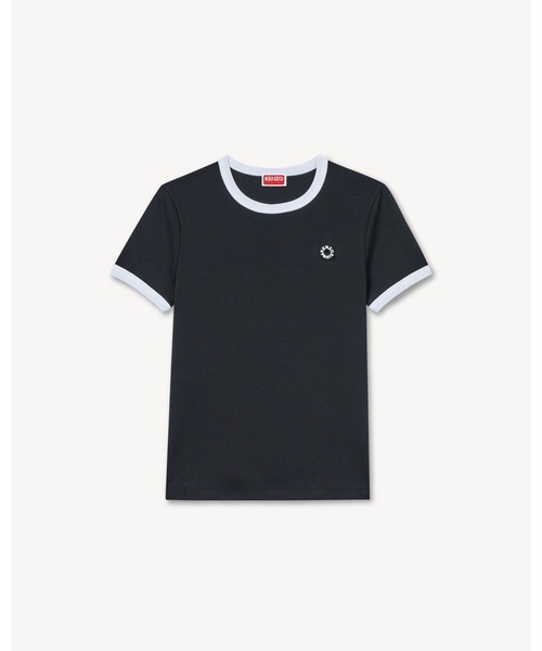KENZO（ケンゾー）の「'Boke Flower 2.0' エンブロイダリー フィット Tシャツ イン コットン（Tシャツ/カットソー・レディース・ブラック系その他3・SMALL/MEDIUM/X-SMALL）」の5枚目の写真