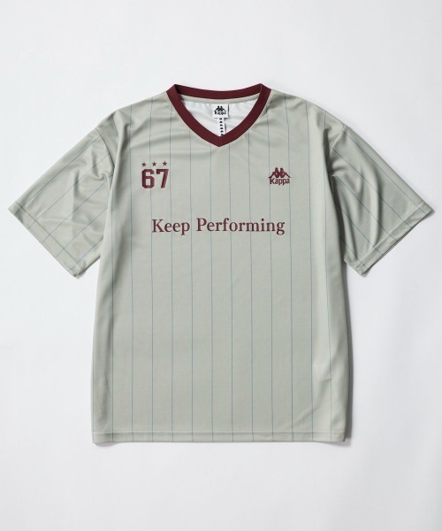 Kappa(カッパ)の「ゲームシャツ(Tシャツ/カットソー・レディース・ブラック/ライトブルー/グレー・LARGE/MEDIUM/SMALL)」の2枚目の写真