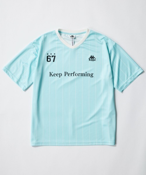 Kappa(カッパ)の「ゲームシャツ(Tシャツ/カットソー・レディース・ブラック/ライトブルー/グレー・LARGE/MEDIUM/SMALL)」の5枚目の写真