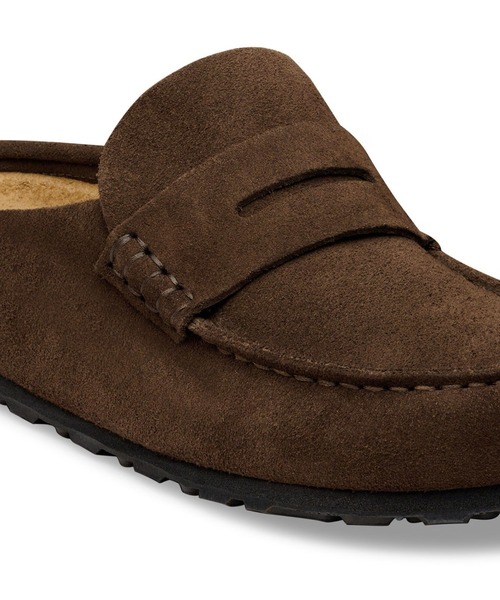 BIRKENSTOCK(ビルケンシュトック)の「BIRKENSTOCK/ビルケンシュトック Naples Wrapped ネープルズ ラップ 1029710(モカシン/デッキシューズ・レディース・ベージュ/ダークブラウン・36/37/38)」の14枚目の写真