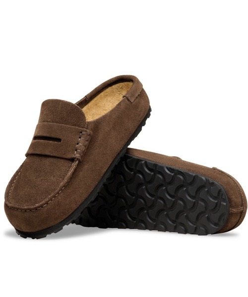 BIRKENSTOCK(ビルケンシュトック)の「BIRKENSTOCK/ビルケンシュトック Naples Wrapped ネープルズ ラップ 1029710(モカシン/デッキシューズ・レディース・ベージュ/ダークブラウン・36/37/38)」の10枚目の写真