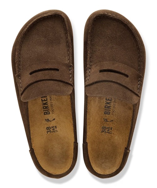 BIRKENSTOCK(ビルケンシュトック)の「BIRKENSTOCK/ビルケンシュトック Naples Wrapped ネープルズ ラップ 1029710(モカシン/デッキシューズ・レディース・ベージュ/ダークブラウン・36/37/38)」の11枚目の写真