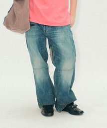 ERTR（イーアールティーアール）の「Dont Panic Denim Pants Dark Blue（デニムパンツ）」