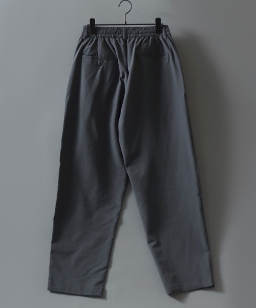 SITRY(シトリー)の「Seer Sucker Function Pants/シアサッカー ファンクション ワイドイージーパンツ テーパードパンツ(スラックス・メンズ・チャコール/ブラウン/ブラック・M/L/LL)」の4枚目の写真