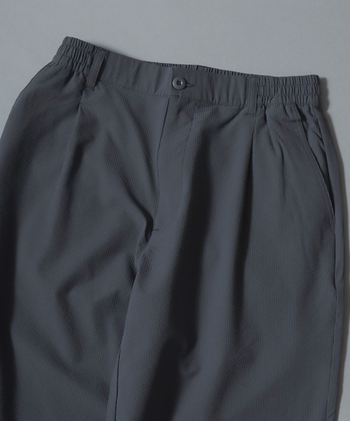 SITRY(シトリー)の「Seer Sucker Function Pants/シアサッカー ファンクション ワイドイージーパンツ テーパードパンツ(スラックス・メンズ・チャコール/ブラウン/ブラック・M/L/LL)」の5枚目の写真