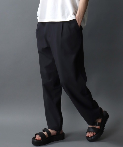 SITRY(シトリー)の「Seer Sucker Function Pants/シアサッカー ファンクション ワイドイージーパンツ テーパードパンツ(スラックス・メンズ・チャコール/ブラウン/ブラック・M/L/LL)」の16枚目の写真