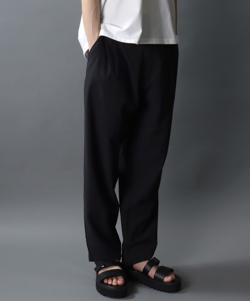 SITRY(シトリー)の「Seer Sucker Function Pants/シアサッカー ファンクション ワイドイージーパンツ テーパードパンツ(スラックス・メンズ・チャコール/ブラウン/ブラック・M/L/LL)」の22枚目の写真